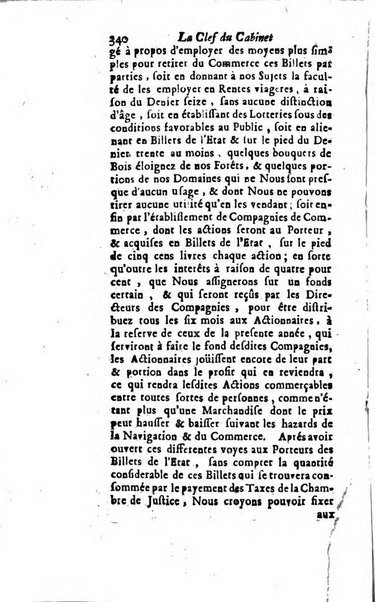 La clef du cabinet des princes de l'Europe ou recueil historique et politique sur les matières du tems