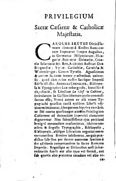 La clef du cabinet des princes de l'Europe ou recueil historique et politique sur les matières du tems