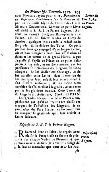 La clef du cabinet des princes de l'Europe ou recueil historique et politique sur les matières du tems