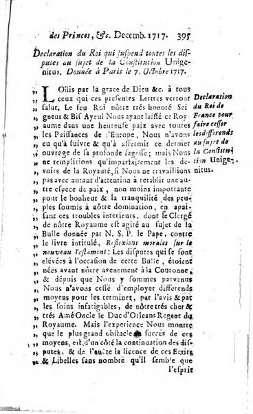 La clef du cabinet des princes de l'Europe ou recueil historique et politique sur les matières du tems