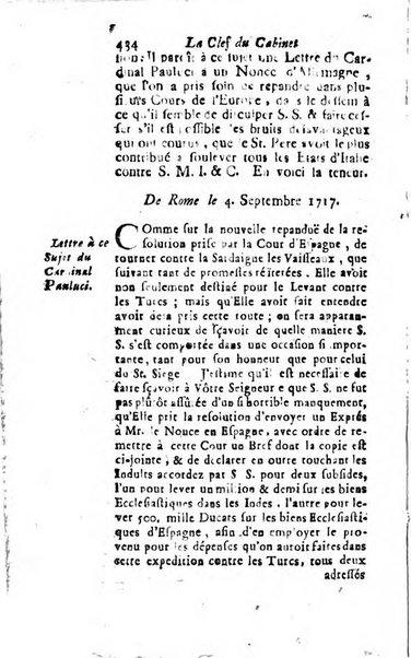 La clef du cabinet des princes de l'Europe ou recueil historique et politique sur les matières du tems