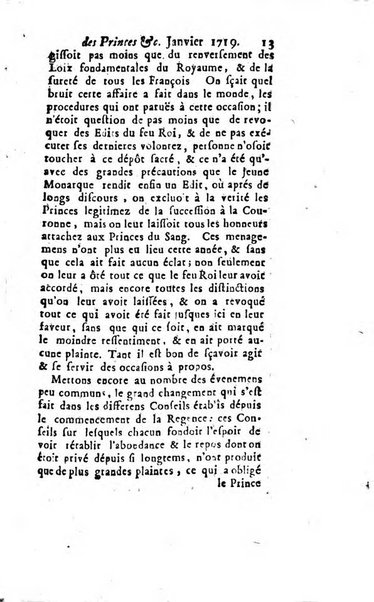 La clef du cabinet des princes de l'Europe ou recueil historique et politique sur les matières du tems