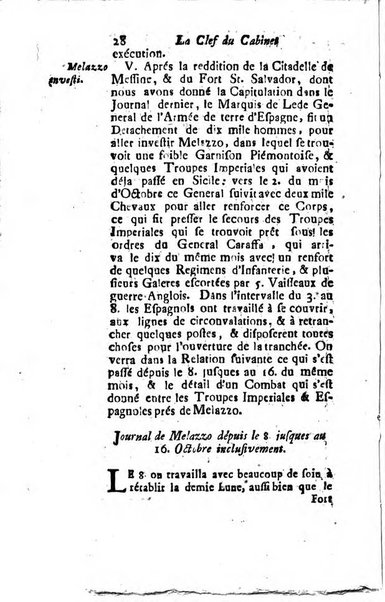 La clef du cabinet des princes de l'Europe ou recueil historique et politique sur les matières du tems