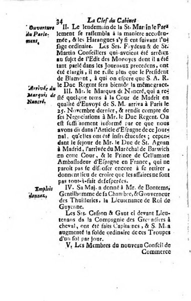 La clef du cabinet des princes de l'Europe ou recueil historique et politique sur les matières du tems