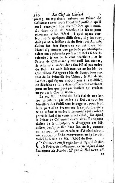 La clef du cabinet des princes de l'Europe ou recueil historique et politique sur les matières du tems