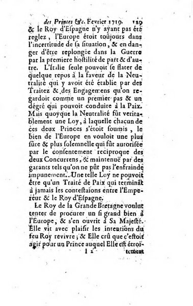 La clef du cabinet des princes de l'Europe ou recueil historique et politique sur les matières du tems