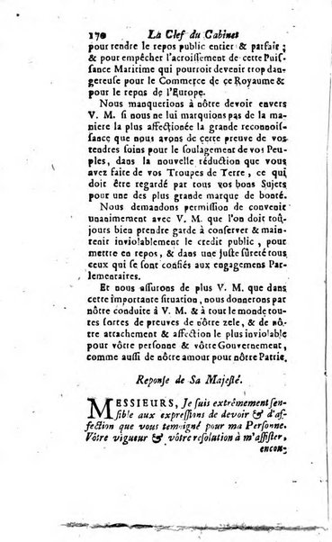 La clef du cabinet des princes de l'Europe ou recueil historique et politique sur les matières du tems