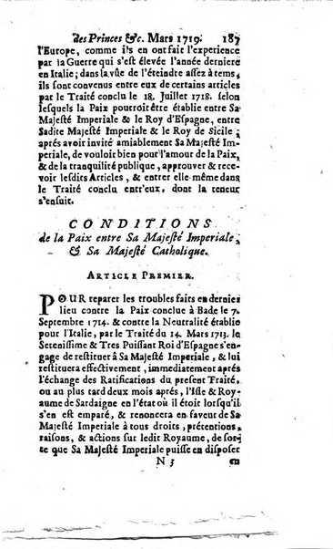 La clef du cabinet des princes de l'Europe ou recueil historique et politique sur les matières du tems