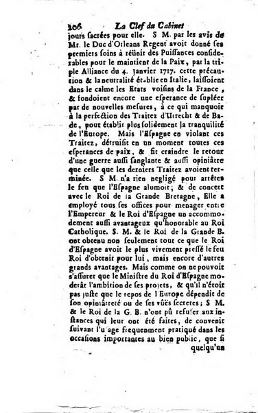 La clef du cabinet des princes de l'Europe ou recueil historique et politique sur les matières du tems