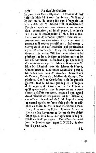 La clef du cabinet des princes de l'Europe ou recueil historique et politique sur les matières du tems