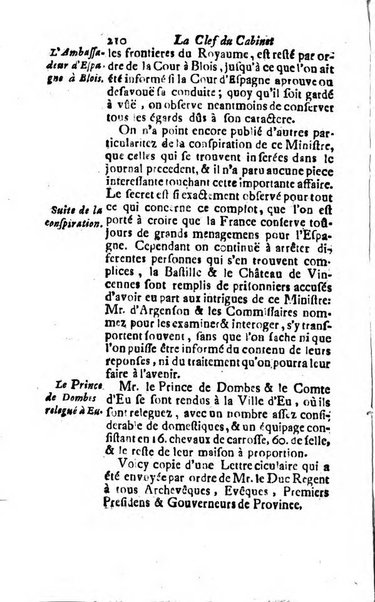 La clef du cabinet des princes de l'Europe ou recueil historique et politique sur les matières du tems