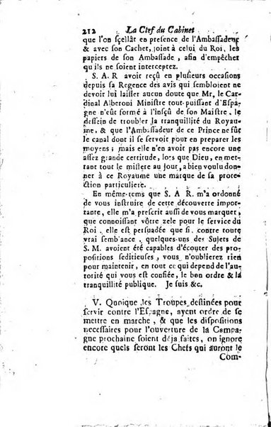 La clef du cabinet des princes de l'Europe ou recueil historique et politique sur les matières du tems