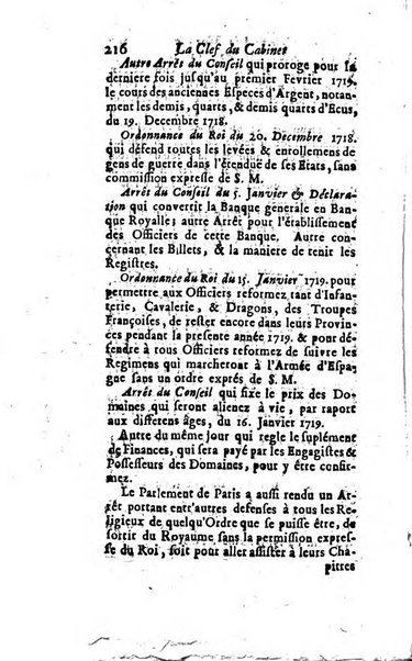 La clef du cabinet des princes de l'Europe ou recueil historique et politique sur les matières du tems