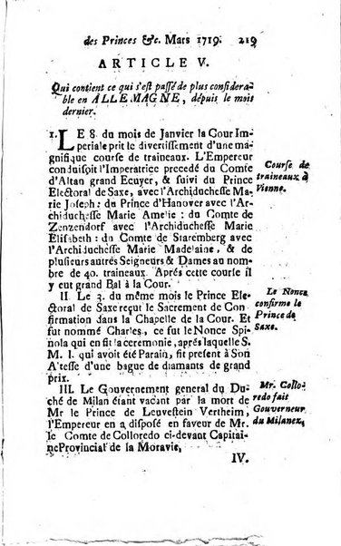 La clef du cabinet des princes de l'Europe ou recueil historique et politique sur les matières du tems