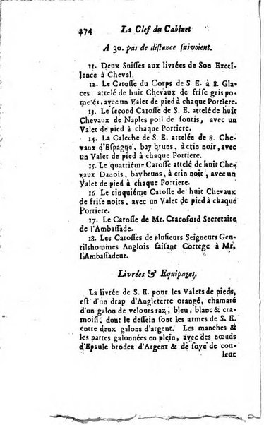 La clef du cabinet des princes de l'Europe ou recueil historique et politique sur les matières du tems