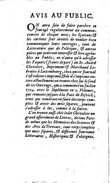 La clef du cabinet des princes de l'Europe ou recueil historique et politique sur les matières du tems