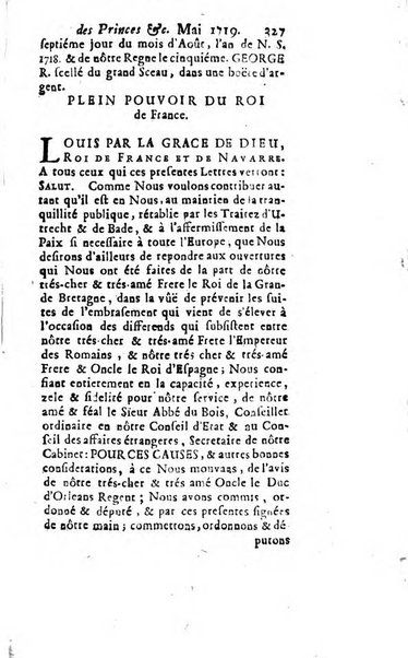 La clef du cabinet des princes de l'Europe ou recueil historique et politique sur les matières du tems