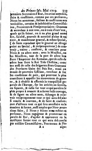 La clef du cabinet des princes de l'Europe ou recueil historique et politique sur les matières du tems