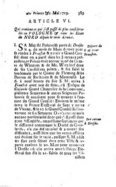 La clef du cabinet des princes de l'Europe ou recueil historique et politique sur les matières du tems