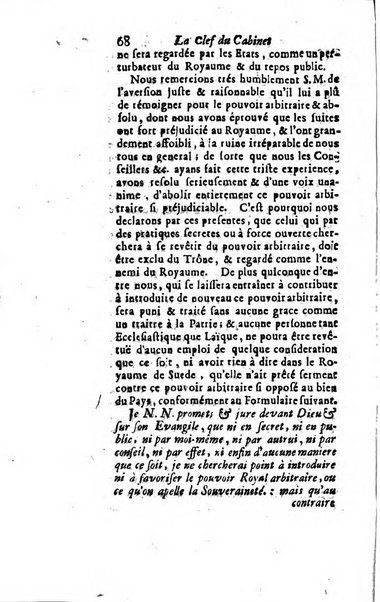 La clef du cabinet des princes de l'Europe ou recueil historique et politique sur les matières du tems