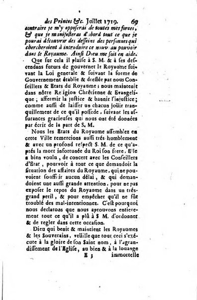 La clef du cabinet des princes de l'Europe ou recueil historique et politique sur les matières du tems