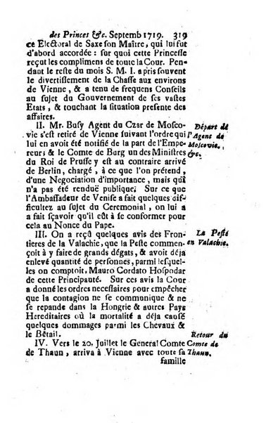 La clef du cabinet des princes de l'Europe ou recueil historique et politique sur les matières du tems