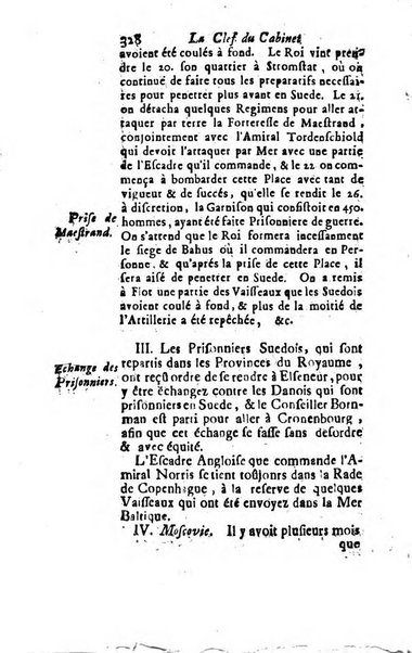 La clef du cabinet des princes de l'Europe ou recueil historique et politique sur les matières du tems