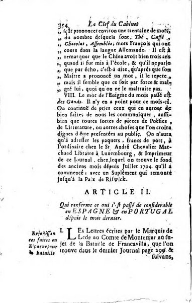 La clef du cabinet des princes de l'Europe ou recueil historique et politique sur les matières du tems