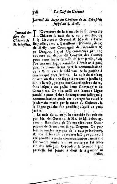 La clef du cabinet des princes de l'Europe ou recueil historique et politique sur les matières du tems