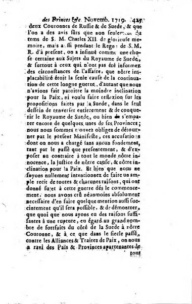 La clef du cabinet des princes de l'Europe ou recueil historique et politique sur les matières du tems