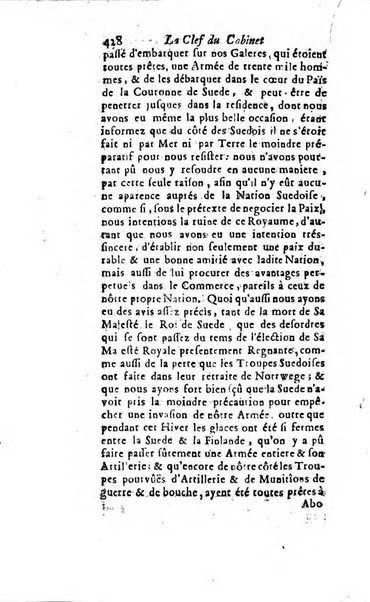 La clef du cabinet des princes de l'Europe ou recueil historique et politique sur les matières du tems