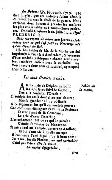 La clef du cabinet des princes de l'Europe ou recueil historique et politique sur les matières du tems