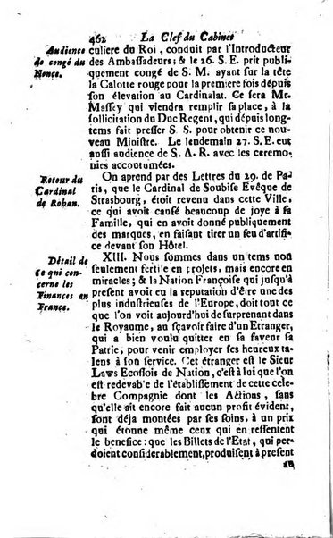 La clef du cabinet des princes de l'Europe ou recueil historique et politique sur les matières du tems