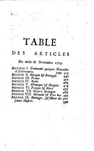 La clef du cabinet des princes de l'Europe ou recueil historique et politique sur les matières du tems