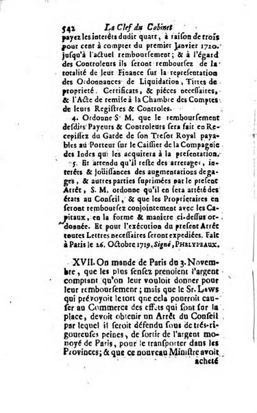 La clef du cabinet des princes de l'Europe ou recueil historique et politique sur les matières du tems