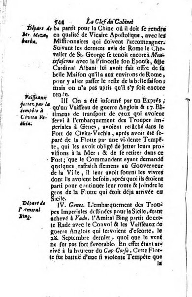 La clef du cabinet des princes de l'Europe ou recueil historique et politique sur les matières du tems