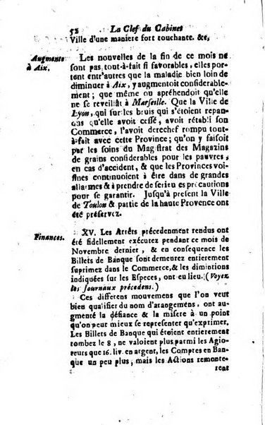 La clef du cabinet des princes de l'Europe ou recueil historique et politique sur les matières du tems