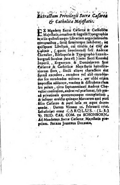 La clef du cabinet des princes de l'Europe ou recueil historique et politique sur les matières du tems