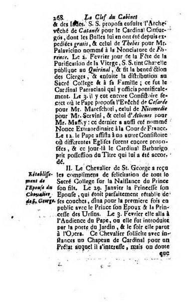 La clef du cabinet des princes de l'Europe ou recueil historique et politique sur les matières du tems