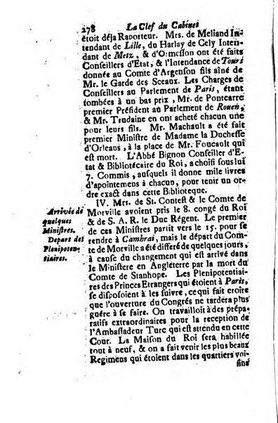 La clef du cabinet des princes de l'Europe ou recueil historique et politique sur les matières du tems