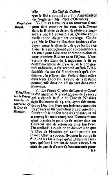 La clef du cabinet des princes de l'Europe ou recueil historique et politique sur les matières du tems