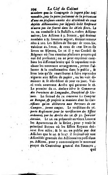 La clef du cabinet des princes de l'Europe ou recueil historique et politique sur les matières du tems