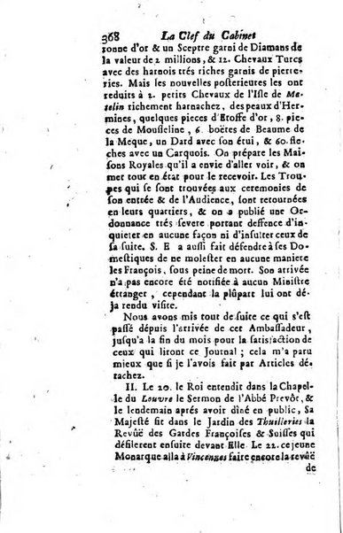 La clef du cabinet des princes de l'Europe ou recueil historique et politique sur les matières du tems