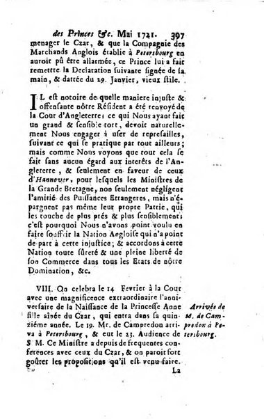 La clef du cabinet des princes de l'Europe ou recueil historique et politique sur les matières du tems