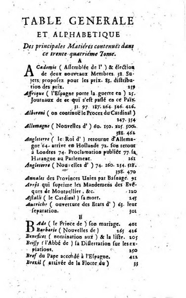 La clef du cabinet des princes de l'Europe ou recueil historique et politique sur les matières du tems