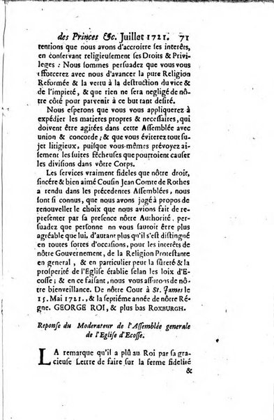 La clef du cabinet des princes de l'Europe ou recueil historique et politique sur les matières du tems