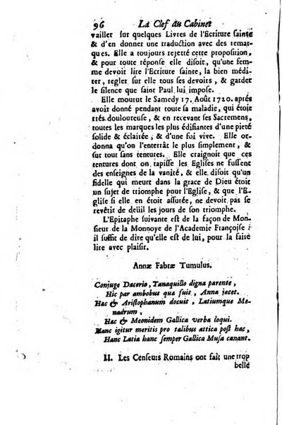 La clef du cabinet des princes de l'Europe ou recueil historique et politique sur les matières du tems