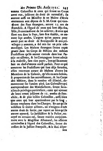 La clef du cabinet des princes de l'Europe ou recueil historique et politique sur les matières du tems