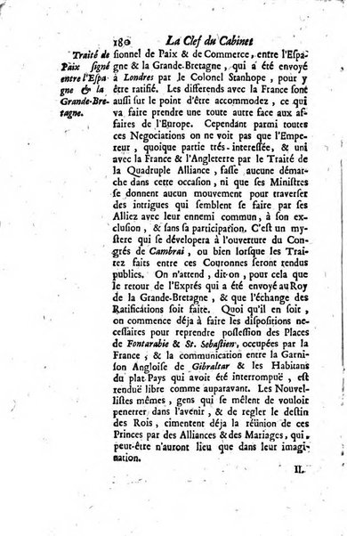 La clef du cabinet des princes de l'Europe ou recueil historique et politique sur les matières du tems