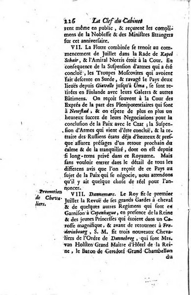 La clef du cabinet des princes de l'Europe ou recueil historique et politique sur les matières du tems